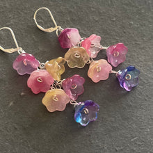Load image into Gallery viewer, Zingy Springy Flower Cascade Earrings