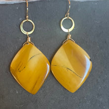 Load image into Gallery viewer, Mookaite Jasper Earrings, OOAK