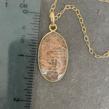 Load image into Gallery viewer, Golden Rutilated Quartz Necklace, OOAK