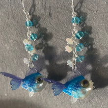 Load image into Gallery viewer, Bubbles the Fish Earrings
