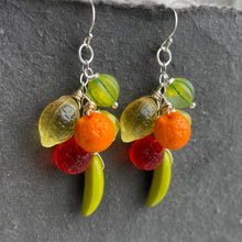 Load image into Gallery viewer, Carmen Miranda Inspired Fruit Earrings, Version 2
