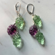 Load image into Gallery viewer, Wine Tasting Grape Earrings