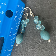 Load image into Gallery viewer, Milky Quartz and Chalcedony Earrings