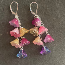 Load image into Gallery viewer, Zingy Springy Flower Cascade Earrings