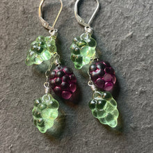Load image into Gallery viewer, Wine Tasting Grape Earrings