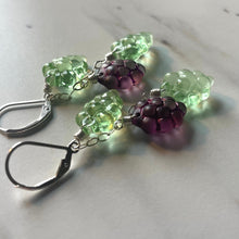 Load image into Gallery viewer, Wine Tasting Grape Earrings