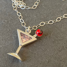 Load image into Gallery viewer, It’s 5:00 Somewhere Cosmopolitan Necklace