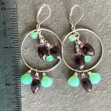 Load image into Gallery viewer, Winery Tour Pummy Hoop Earrings