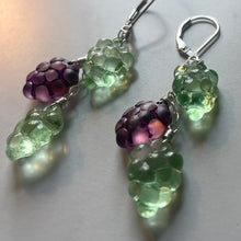 Load image into Gallery viewer, Wine Tasting Grape Earrings