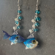 Load image into Gallery viewer, Bubbles the Fish Earrings