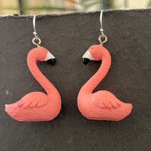 Load image into Gallery viewer, Move Over Mrs. Roper Flamingo Earrings