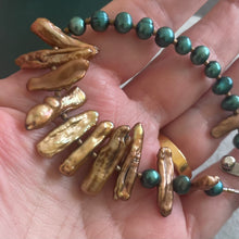 Load image into Gallery viewer, Biwa Pearl Bracelet, Estate Jewelry