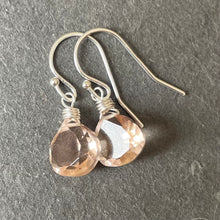 Load image into Gallery viewer, Mini Morganite Fuzzy Peach Color of the year 2024 Earrings