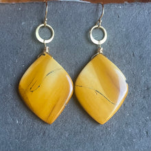 Load image into Gallery viewer, Mookaite Jasper Earrings, OOAK