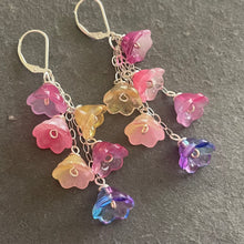 Load image into Gallery viewer, Zingy Springy Flower Cascade Earrings