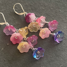 Load image into Gallery viewer, Zingy Springy Flower Cascade Earrings