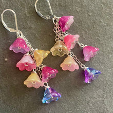 Load image into Gallery viewer, Zingy Springy Flower Cascade Earrings