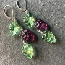 Load image into Gallery viewer, Wine Tasting Grape Earrings