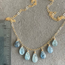Load image into Gallery viewer, Copper Aquamarime Necklace, OOAK