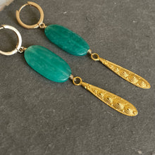 Load image into Gallery viewer, Amazonite Goddess Earrings