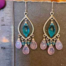 Load image into Gallery viewer, Positivity Lavender and Blue Topaz Marquis Chandelier