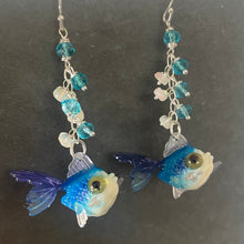 Load image into Gallery viewer, Bubbles the Fish Earrings
