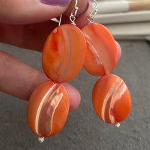 Load image into Gallery viewer, The Maxine, Palm Beach Statement Earrings, Double, OOAK no 1