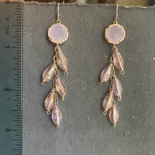 Load image into Gallery viewer, Pink Twinkle Dangle Earrings