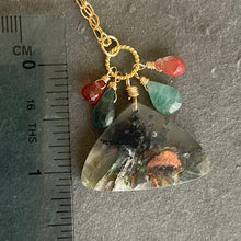 Load image into Gallery viewer, Multicolor Chrysocolla Copper in Chalcedony Necklace