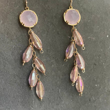 Load image into Gallery viewer, Pink Twinkle Dangle Earrings