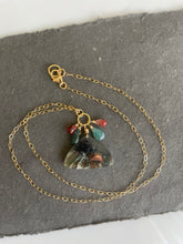 Load image into Gallery viewer, Multicolor Chrysocolla Copper in Chalcedony Necklace