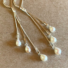 Load image into Gallery viewer, Dripping with Petite Baroque Pearls Tassel Earrings