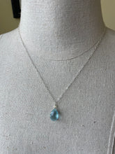 Load image into Gallery viewer, Huge Aquamarine and Opal Necklace, OOAK