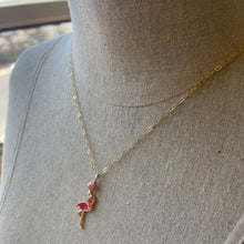 Load image into Gallery viewer, Flamingo and Pearl Necklace