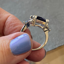 Load image into Gallery viewer, Amethyst Look Cocktail Ring, 7