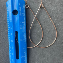 Load image into Gallery viewer, 14k Rose Gold Filled Katie Hammered Hoops