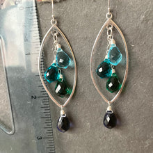Load image into Gallery viewer, Sea Time Dewdrop Marquise Earrings