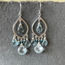 Load image into Gallery viewer, Alluring Aquamarine Earrings