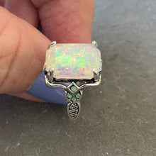 Load image into Gallery viewer, Opal Look Fun Cocktail ring, size 7