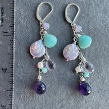Load image into Gallery viewer, Amethyst Cascade Earrings