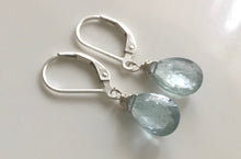 Load image into Gallery viewer, Aquamarine Dream Teenie Earrings