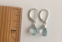 Load image into Gallery viewer, Aquamarine Dream Teenie Earrings