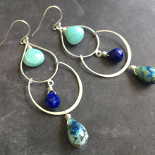 Load image into Gallery viewer, Beach Stroll Double Hoop Earrings