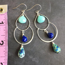 Load image into Gallery viewer, Beach Stroll Double Hoop Earrings