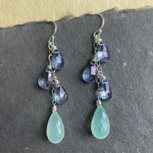 Load image into Gallery viewer, Chalcedony Sparkler Earrings