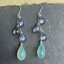 Load image into Gallery viewer, Chalcedony Sparkler Earrings