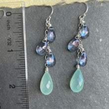 Load image into Gallery viewer, Chalcedony Sparkler Earrings