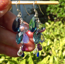 Load image into Gallery viewer, Frosty Air Moss Kyanite Dangles, Metal choices