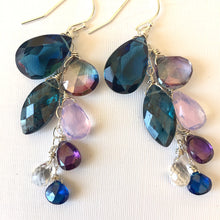 Load image into Gallery viewer, Frosty Air Moss Kyanite Dangles, Metal choices