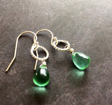 Load image into Gallery viewer, Green Apatite Quartz Hooplette
